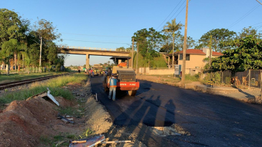 Notícia - Com precauções tomadas, prefeitura de Içara segue obras