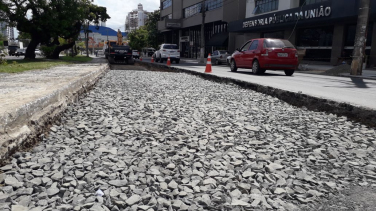 Notícia - Obra da Centenário chega aos arredores da Rodoviária