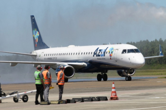 Notícia - Azul suspende voos de Jaguaruna a partir de março; Clientes podem ser reembolsados