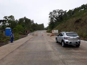 Notícia - BR-285: Nova detonação nesta terça em Timbé do Sul