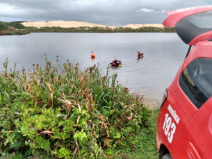 Notícia - Encontrado corpo de homem desaparecido em lagoa no sul