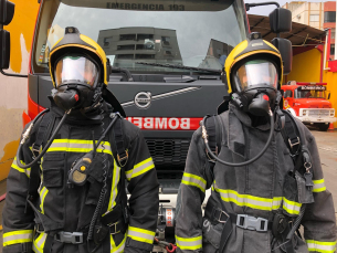 Notícia - Equipamentos de proteção respiratória reforçam atendimentos dos bombeiros