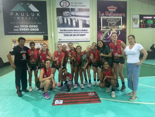 Notícia - Basquete feminino de Criciúma é vice-campeão Brasileiro Sub-15