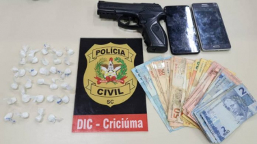 Notícia - Traficante é preso durante operação policial