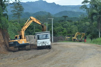 Notícia - Obras no acesso à Barragem do Rio São Bento exigem atenção dos motoristas