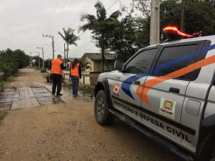 Notícia - Defesa Civil orienta população sobre como agir durante eventos meteorológicos