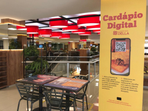 Notícia - Shopping Della lança cardápio digital por QR Code