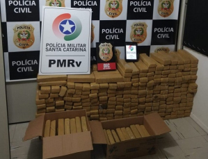 Notícia - Polícia Apreende mais de 250 kg de maconha na serra catarinense