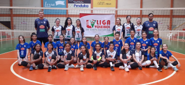 Notícia - Vôlei de Forquilhinha conquista primeira etapa Liga Sub-14