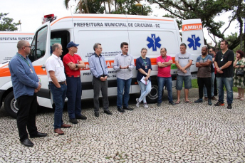 Notícia - Prefeitura entrega duas novas ambulâncias para a Secretaria de Saúde