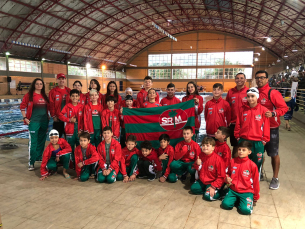 Notícia - Natação do Mampituba/FME Criciúma conquista 11 medalhas no 3º Estadual Mirim e Petiz