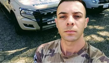 Notícia - Mesmo sem conseguir falar, soldado Esmeraldino chora ao ver a filha