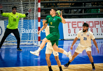 Notícia - Acadêmico de Educação Física da Unesc é campeão com a seleção brasileira júnior de Handebol