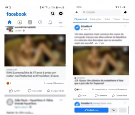 Notícia - A pornografia invadindo postagens no Facebook