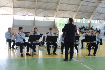 Notícia - Troca de experiências e aprendizado no Festival de Bandas da Satc