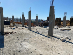 Notícia - Obras da nova Escola Filho do Mineiro seguem a todo vapor