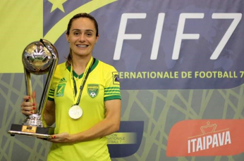 Notícia - Campeã Mundial de Fut 7