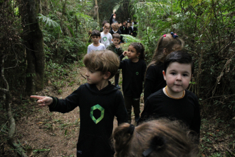 Notícia - Semana do Meio Ambiente movimenta os Guardiões da Natureza do Colégio Satc