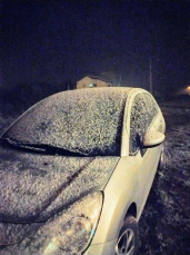 Notícia - A neve chegou na Serra catarinense (VÍDEO)