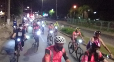 Notícia - Mais uma pedalada para protestar em Criciúma (VÍDEO)