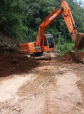 Notícia - Em Urussanga, estrada Geral de Belvedere parcialmente interditada 