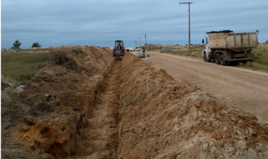 Notícia - Obras de pavimentação do acesso à Plataforma Sul têm início