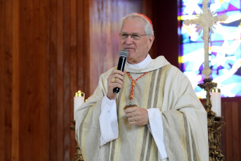 Notícia - Cardeal Dom Leonardo visita Diocese de Criciúma e celebra missa em sua terra natal