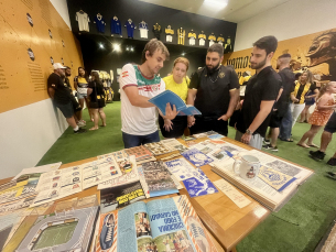 Notícia - FOTOS: Nações Shopping abre exposição de camisas históricas do Criciúma