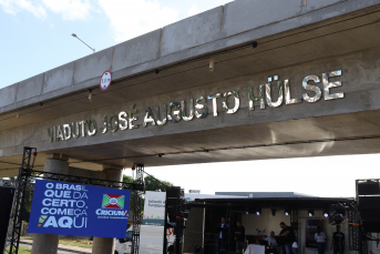 Notícia - Em um dia histórico para Criciúma, Binário da Santos Dumont é inaugurado (FOTOS)