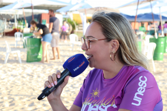 Notícia - Saúde e lazer: Unesc dá início ao 1° Desafio de Beach Tennis em Balneário Rincão 