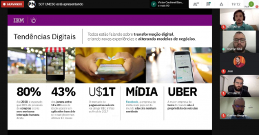 Notícia - Time da IBM compartilha experiências na Semana de Ciência e Tecnologia da Unesc