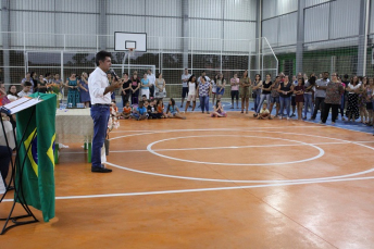 Notícia - Novo espaço de esporte e lazer é inaugurado em escolas de Criciúma