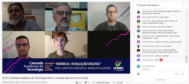 Notícia - Biônica e Evolução Digital na Jornada acadêmica de Tecnologia da Unesc