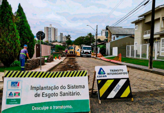 Notícia - Ampliação do Sistema de esgoto de Criciúma contribuirá com a saúde