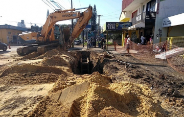 Notícia - Com obras de saneamento, mais saúde e valorização dos imóveis 