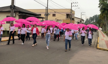 Notícia - Comoção marca evento do Outubro Rosa em Morro Grande