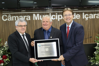 Notícia - Librelato é homenageada na Câmara de Içara