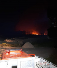 Notícia - Incêndio atinge área de reflorestamento no Morro dos Conventos