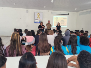 Notícia - Estudantes participam de palestra interativa sobre segurança no trânsito em Arroio do Silva