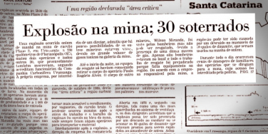 Notícia - Há 35 anos, uma tragédia enlutava Urussanga e o Brasil