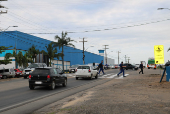 Notícia - Vereador sugere passarela na SC-445