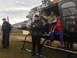 Notícia - Escola do Guatá recebe comboio educativo da Polícia Civil