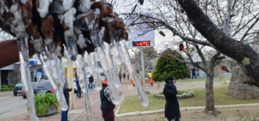 Notícia - Sensação térmica de -28°C em Bom Jardim da Serra