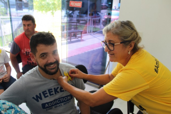 Notícia - Setembro Amarelo é trabalhado com lembranças motivadoras em Içara