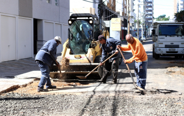 Notícia - Prefeitura intensifica retomada de obras em Criciúma