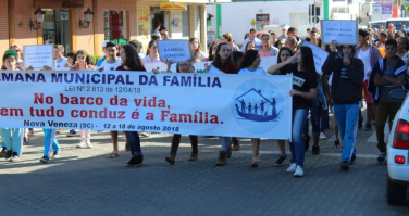 Notícia - Nova Veneza promove Semana da Família a partir desta segunda