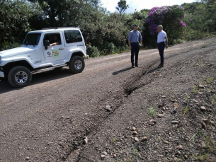 Notícia - Deinfra faz manutenção na Serra do Faxinal