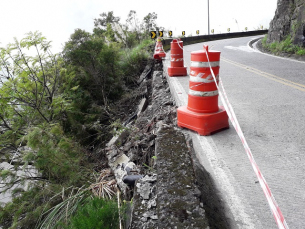 Notícia - Serra do Rio do Rastro: Defesa Civil interdita a SC-390