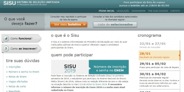 Notícia - Divulgada a lista do Sisu. Confira os aprovados