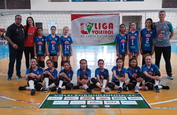 Notícia - Sub-12: Forquilhinha conquista primeira etapa da Liga Voleibol de SC